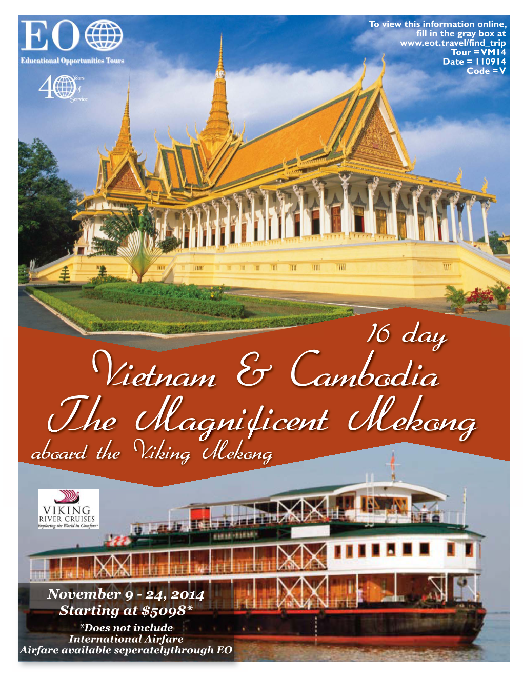 Vietnam & Cambodia the Magnificent Mekong