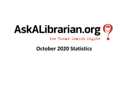 October 2020 Statistics
