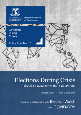 Elections During Crisis: Global Lessons from the Asia-Pacific