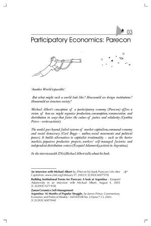 Participatory Economics: Parecon