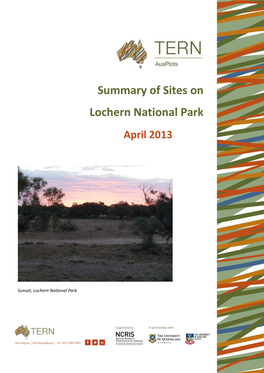 Summary of Sites on Lochern National Park