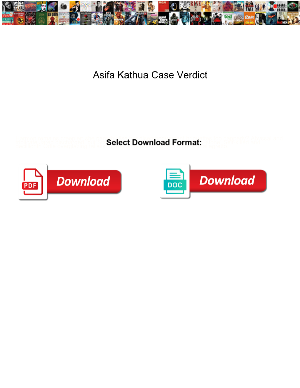 Asifa Kathua Case Verdict