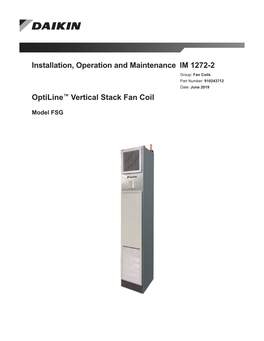 Optiline™ Vertical Stack Fan Coil