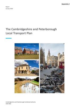 The Cambridgeshire and Peterborough Local Transport Plan