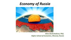 Economy of Russia. History 14.01.2019