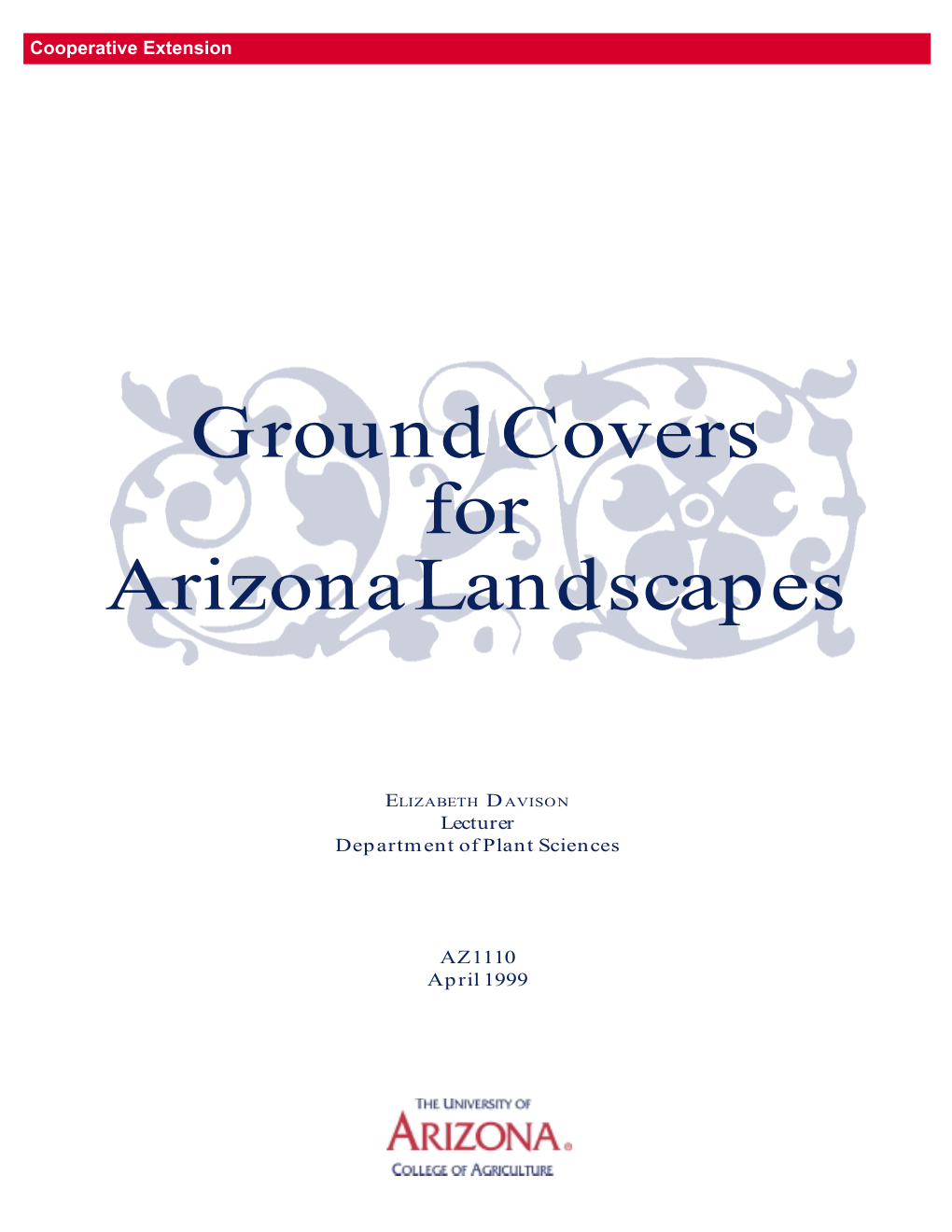 Ground Covers for Arizona Landscapes