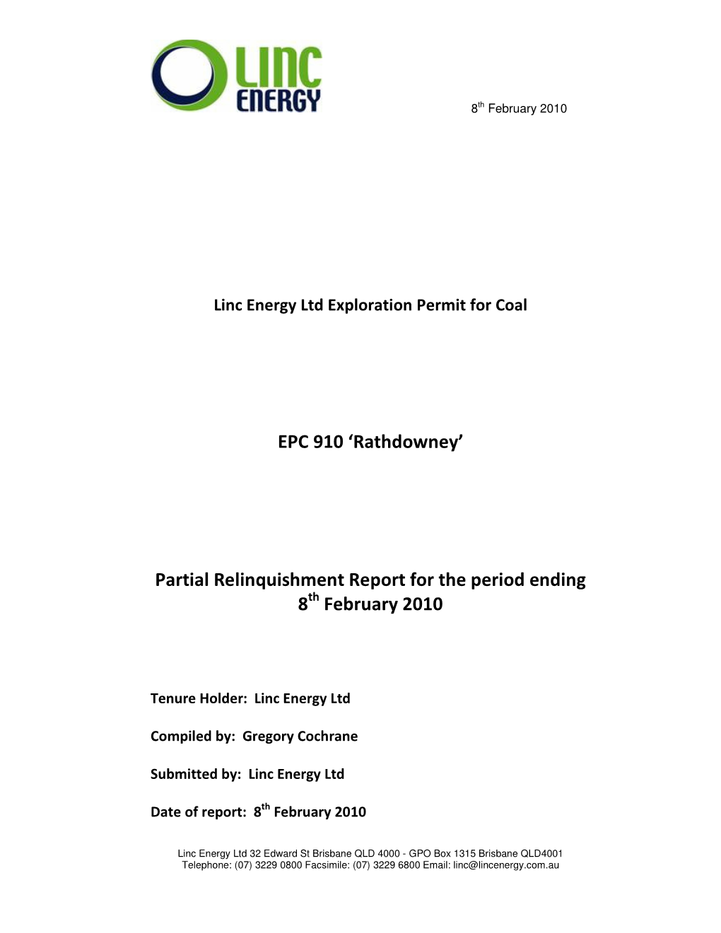 EPC 910 ‘Rathdowney’