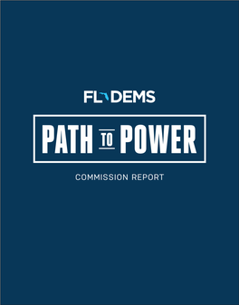 Commission Report a Message from Florida Democratic Party Chair Terrie Rizzo