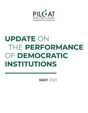 Update on the Performance of Democratic Institutions