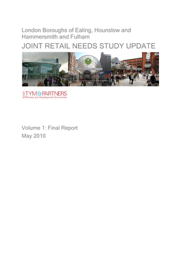 Joint Retail Needs Study Update