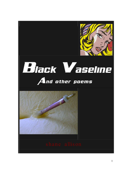 Black Vaseline and Other Poems by Shane Allison