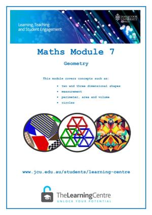 Maths Module 7 Geometry
