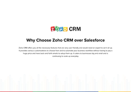Why Choose Zoho CRM Over Salesforce