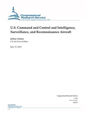 U.S. Command and Control and Intelligence, Surveillance, and Reconnaissance Aircraft