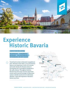 Experience Historic Bavaria