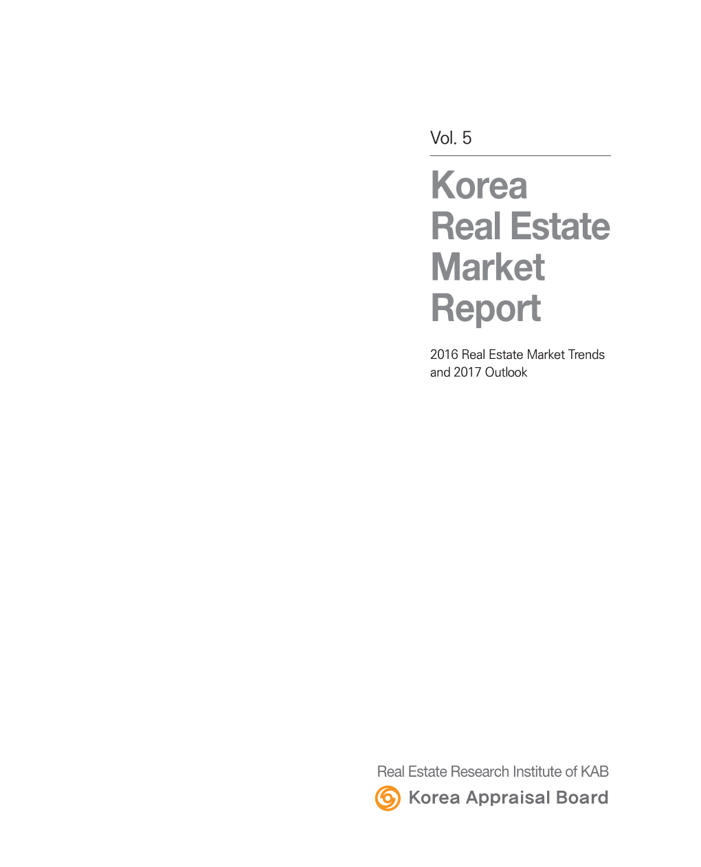 Korea Real Estate Market Report