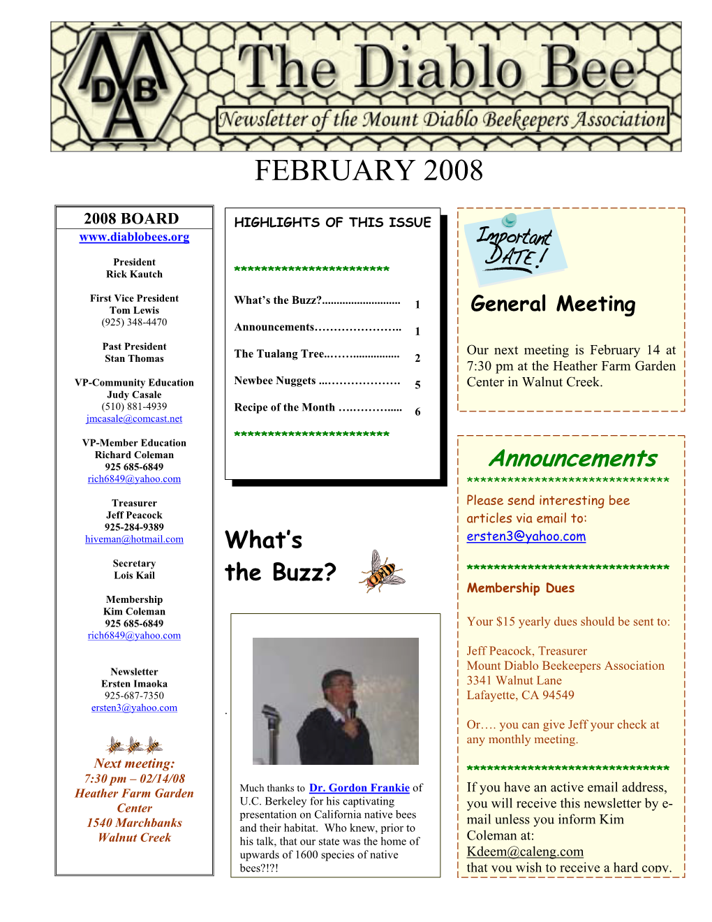 MDBA Newsletter