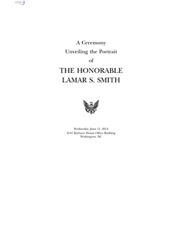 The Honorable Lamar S. Smith