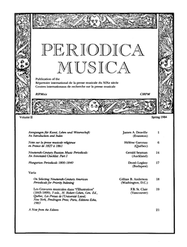 Periodica Musica