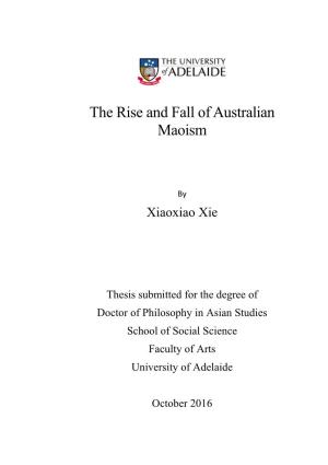 The Rise and Fall of Australian Maoism