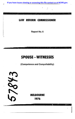 Spouse - Witnesses