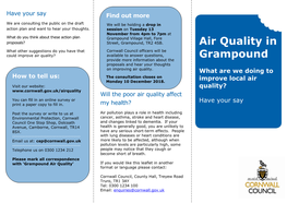 Air Quality in Grampound