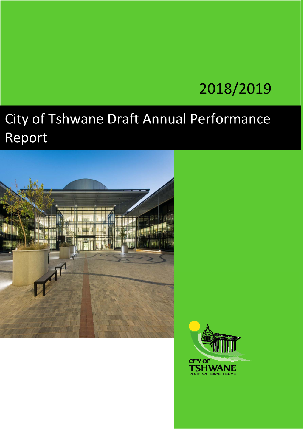 TSH City of Tshwane Annual Report 2018-19