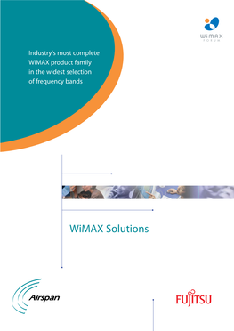Wimax Solutions Airspan’S Wimax Deployments Around the World