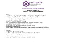 Ayr South and Coylton - Locality Planning Group
