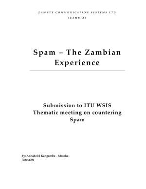 Zambia and Spam