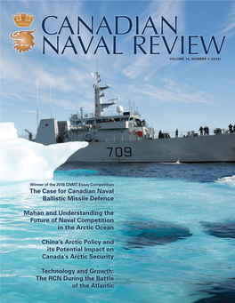 The Case for Canadian Naval Ballistic Missile Defence Mahan And