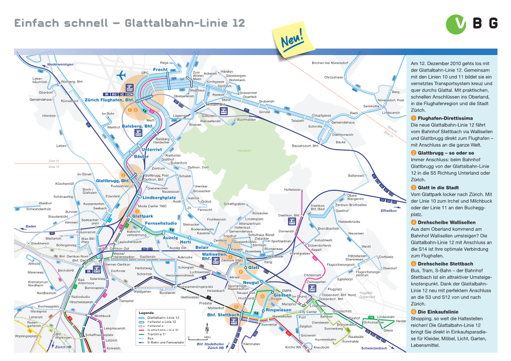 Einfach Schnell – Glattalbahn-Linie 12