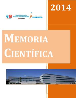 Memoria Científica IDIPHIM 2014