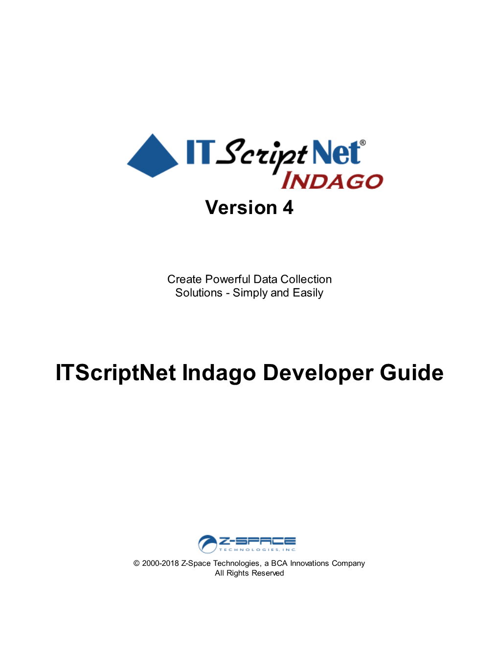 Itscriptnet Indago Developer Guide