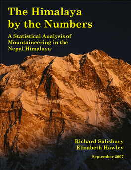 A Statistical Analysis of Mountaineering in the Nepal Himalaya