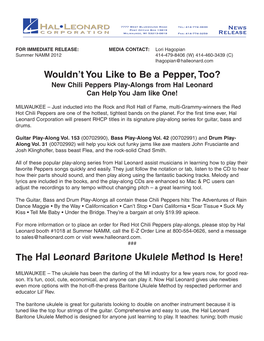 The Hal Leonard Baritone Ukulele Method Is Here!