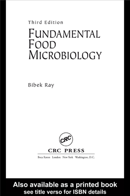 Fundamental Food Microbiology, Third Edition