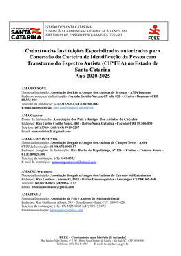Pdf Instituições Credenciadas CIPTEA 2020-2025 (255