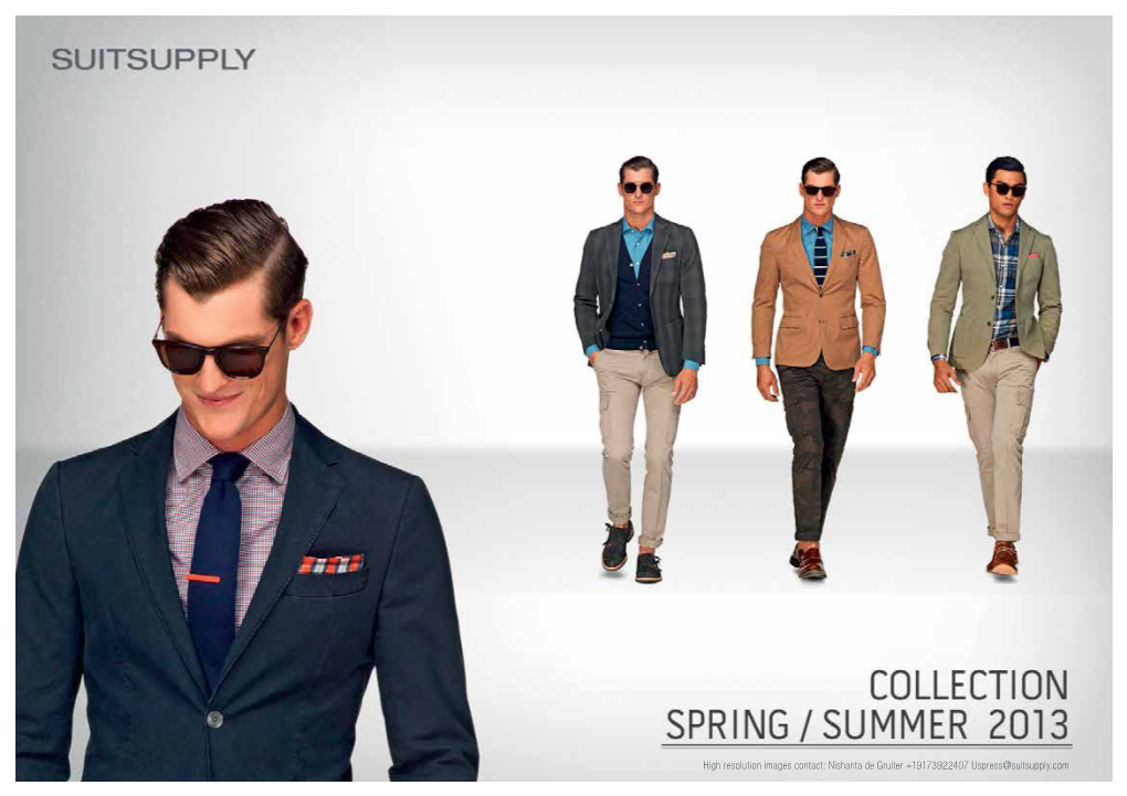 Nishanta De Gruiter +19173922407 Uspress@Suitsupply.Com