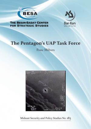 The Pentagon's UAP Task Force