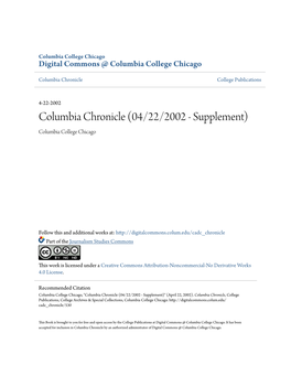 Columbia Chronicle College Publications