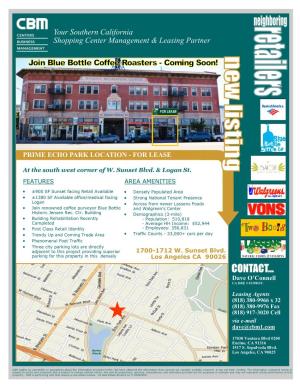 Your Southern California Shopping Center Management & Leasing Partner