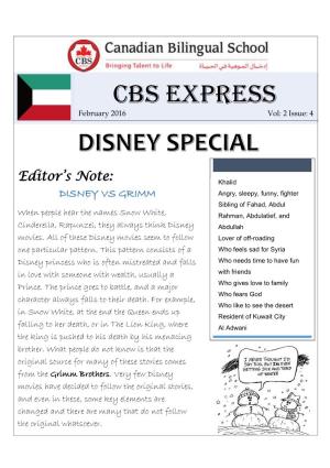 CBS Express February 2016 Vol: 2 Issue: 4