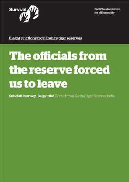 Illegal Evictions from India's Tiger Reserves