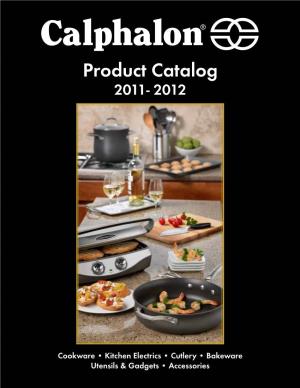 Product Catalog 2011- 2012