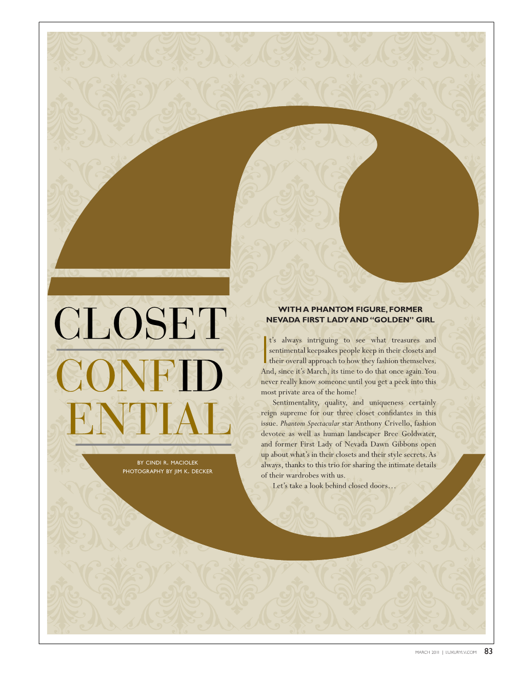 Closet Confidential