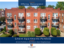 Ghent Apartments Portfolio