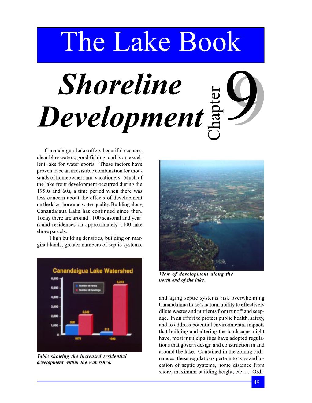 Shoreline Development 99 Chapter
