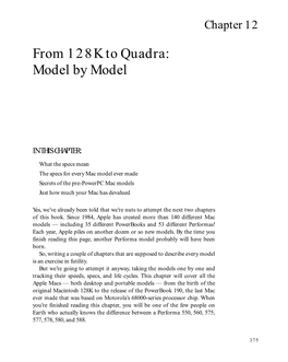 From 128K to Quadra: Model by Model