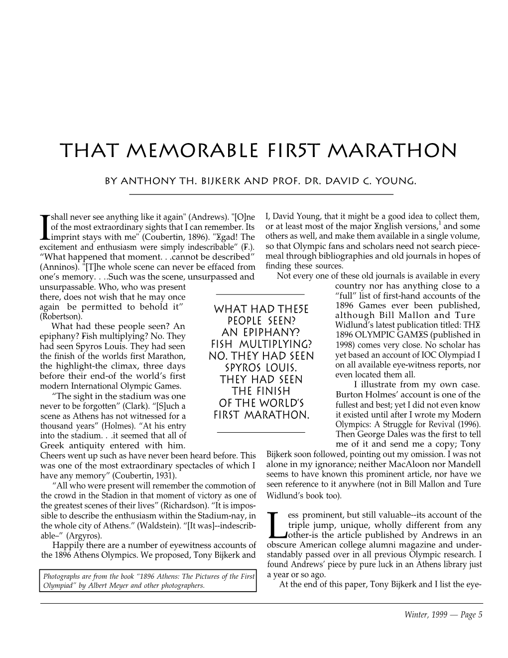 That Memorable First Marathon